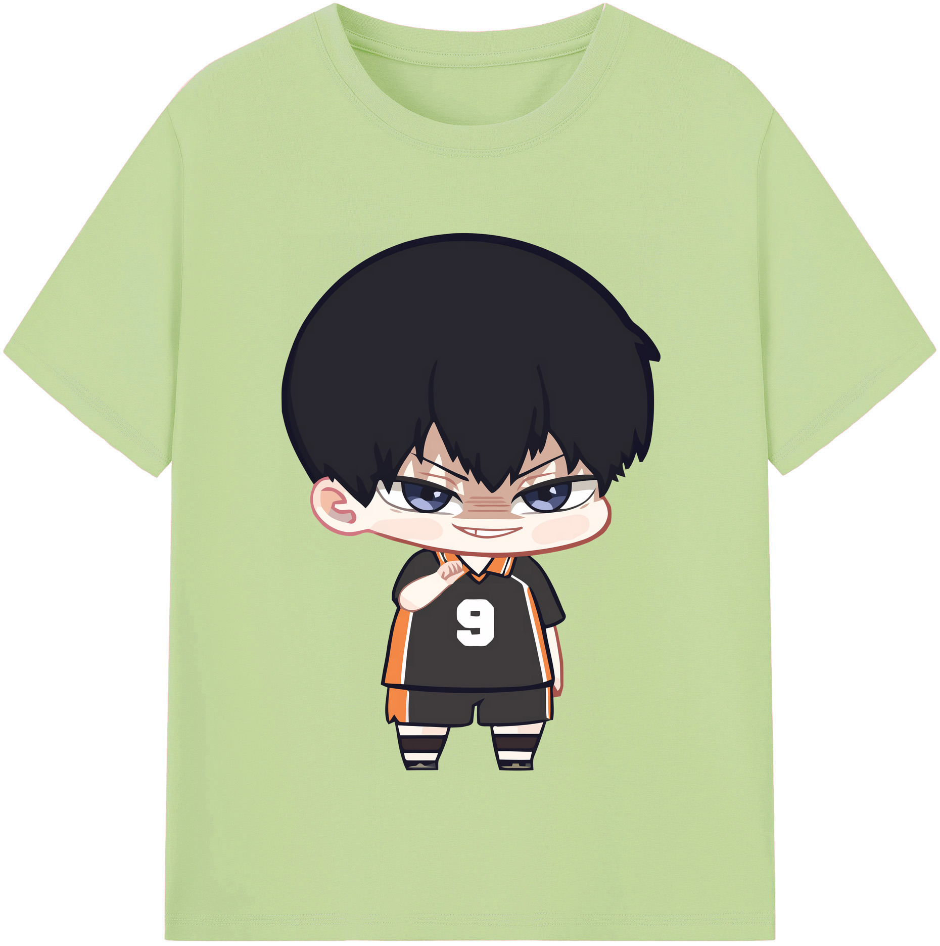 （画像用） ハイキュー!! Haikyu!! 綿100％半袖Tシャツ（フロントプリント）
